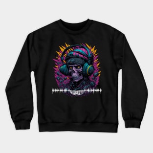 SKULL RAVE BASS Crewneck Sweatshirt